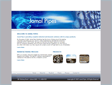 Tablet Screenshot of jamalpipe.com.pk